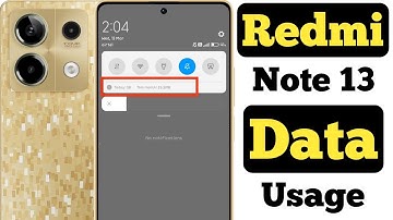 How to show data usage on Redmi Note 13 5G || Redmi Note 13 5G me data usage kaise show kare ||
