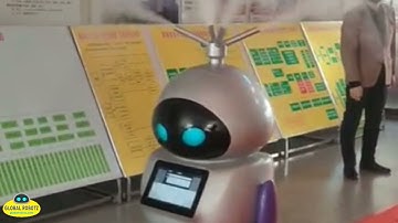 Artificial Intelligence Spray Disinfection Robot