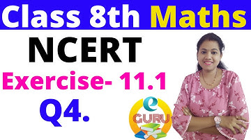 Q4 Ex-11.1 !! NCERT Class 8th Maths Chapter-11 Mensuration