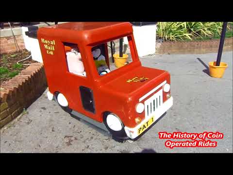 1990s Coin Operated Post Van Kiddie Ride - Postman Pat