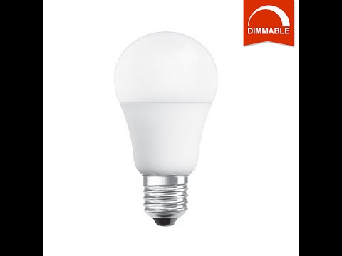 LED лампа OSRAM SUPERSTAR A60 10W 806lm E27 теплый белый, диммируемая, матовая, светодиодная