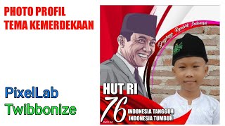TUTORIAL MEMBUAT TWIBBON KEMERDEKAAN di PIXELLAB screenshot 4