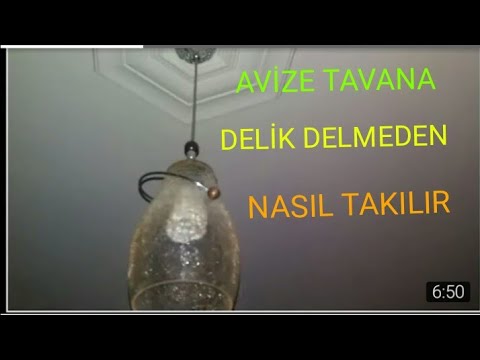 Video: Gergi tavana avize nasıl asılır? Dikkat edilmesi gereken önemli noktalar