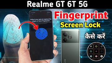 Realme gt 6t 5g fingerprint sensor Setting | Realme gt 6t fingerprint lock, fingerprint