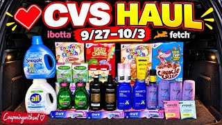 🛍️ CVS  COUPONING HAUL || September 27 - October 3