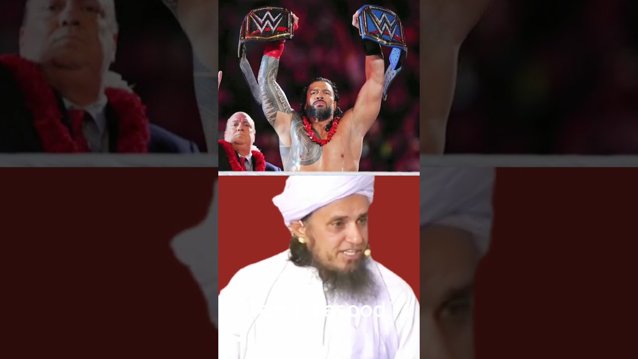 Mufti Tariq Masood About Roman Reigns Cancer And Purpose ...