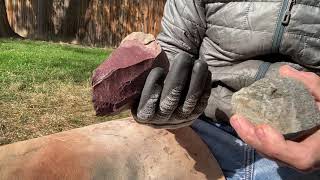 Quartzite hammerstone, thoughts