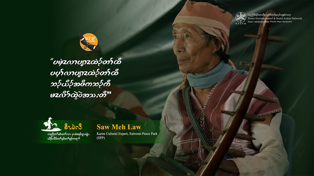 Our ancestors taught us to value animals. Interview with Saw Meh Law, a Karen cultural expert.