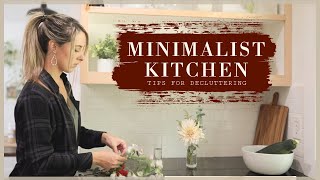 ESSENTIAL MINIMALIST KITCHEN TIPS  5 tips for Clutter Free January