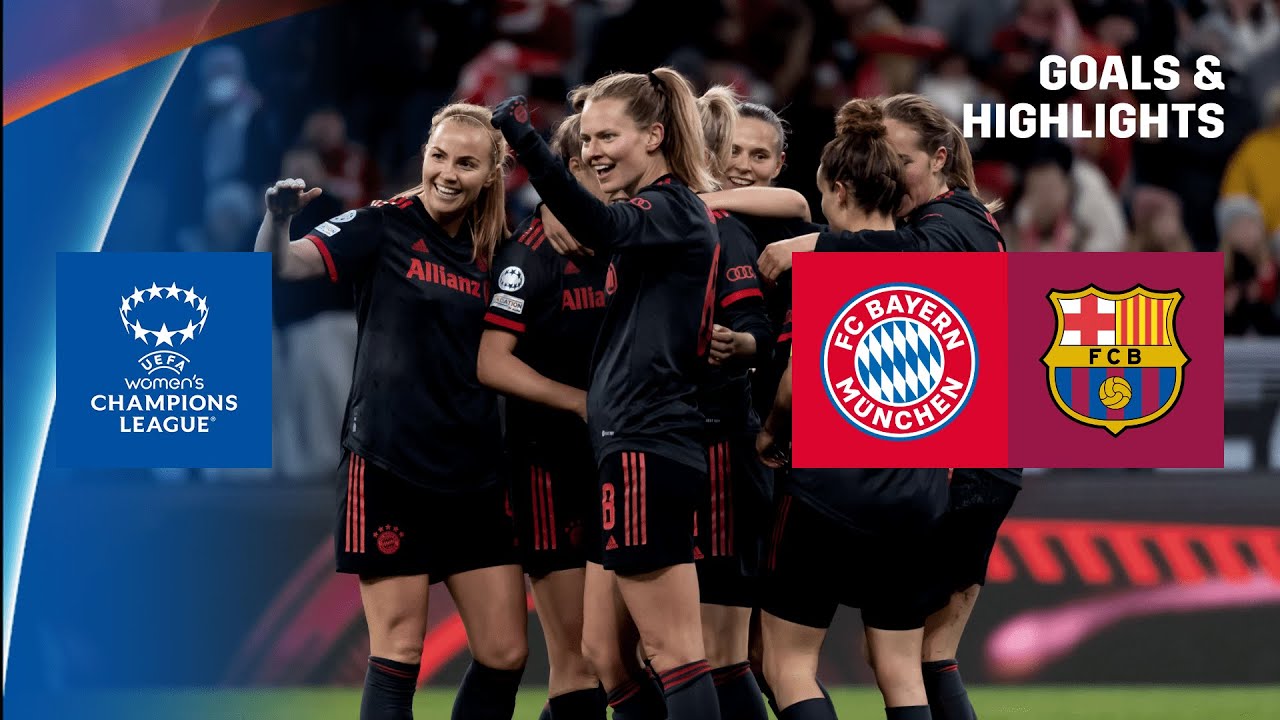 HIGHLIGHTS FC Bayern München - Barcelona -- UEFA Womens Champions League 2022/23 (Deutsch)