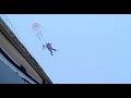 2015-02-28, Ватулино, прыжки с парашютом Д-6 членов парапланерного клуба firstep.ru