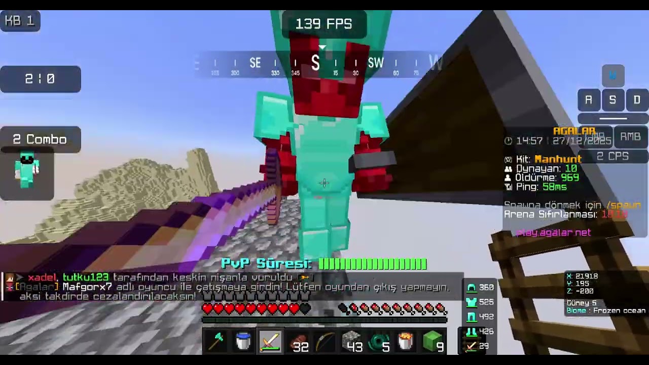 Minecraft PvP AMA Her Şey Serbest 3