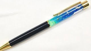 【ＵＶレジンResin】前半　宇宙ボールペン作り♡The first half space ball pen making chopsticks