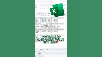 Excel Tutorial For Beginners!✨