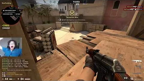 Frankie learns CS:GO (highlights and fails)
