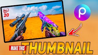 Create this 4k two handed weapon thumbnail from your phone screenshot 5