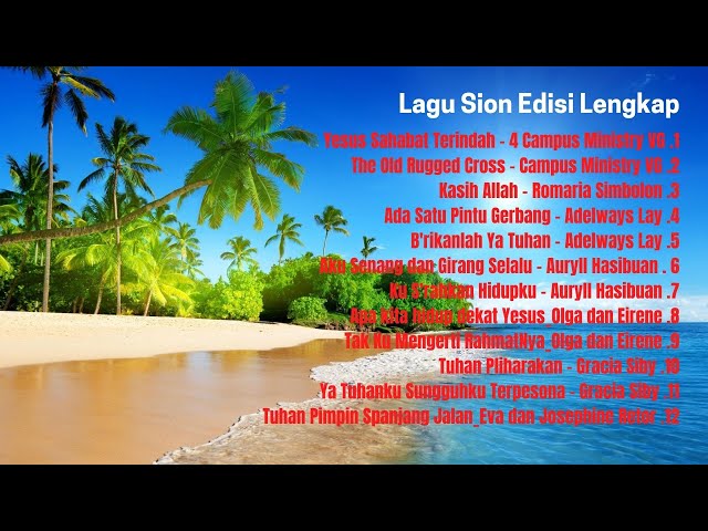 LAGU SION ADVENT - EDISI LENGKAP  ( Text Lirik ) #14 class=