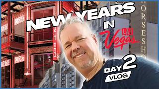 New Year's Day in Las Vegas — Strip Walk, Dominique Ansel Marché & Horseshoe Room Tour 🎆