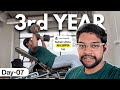 Third Year | Day-07 | Subah uthna mushkil hai 😂  | Bennett | #bennettuniversity