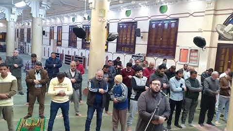 صلاة العشاء من مسجد الفاروق بشربين شهر 4/2021 آيات من سورة الزمر