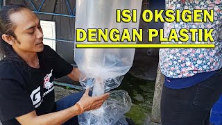 transfer oksigen darurat tanpa tabung | cara pengisian oksigen menggunakan kantong plastik