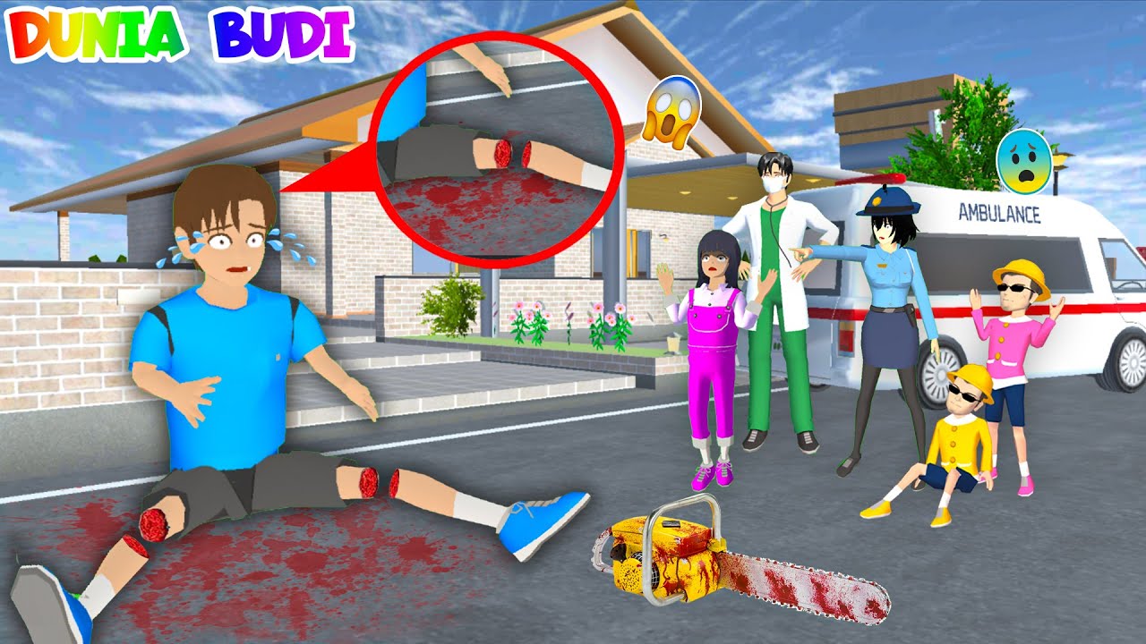 Hah!! Kaki Yuta Buntung Kena Gergaji Mesin | Mio Nangis Kak Sakura Bawa Yuta Ke Rumah Sakit