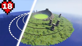 I build Easter Island in Minecraft Hardcore