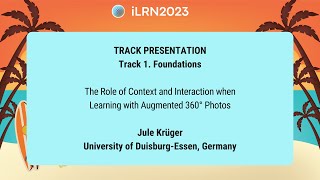 The Role of Context and Interaction when Learning with Augmented 360° Photos