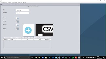 Registro y Consulta de Calificaciones en NetBeans