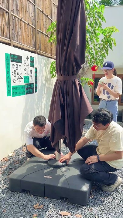 unboxing-patio-umbrella-how-to-install-patio-umbrella-in-your-backyard