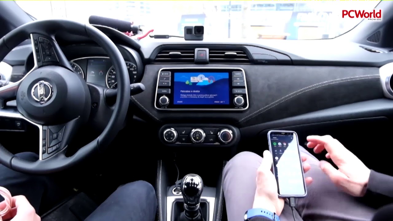 Android Auto - Obsługa W Nissan Micra K14 Z Nissan Connect - Youtube