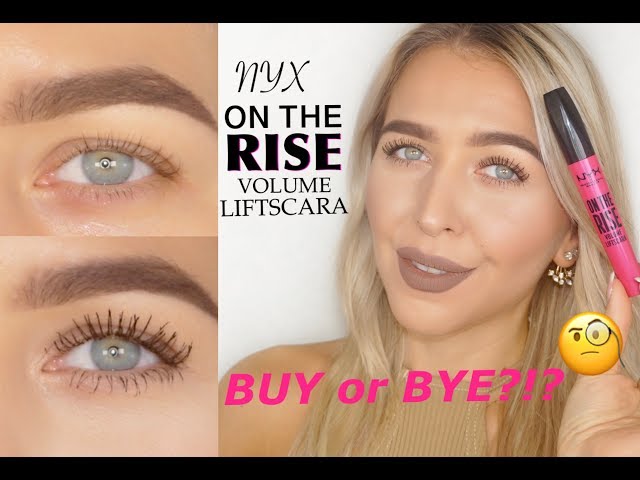 ON THE RISE VOLUME LIFTSCARA NYX mascara review | Hit or miss? - YouTube
