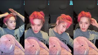 nct taeyong spoiler of his new song title: swimming pool &amp; tying his hair (vlive 210218)