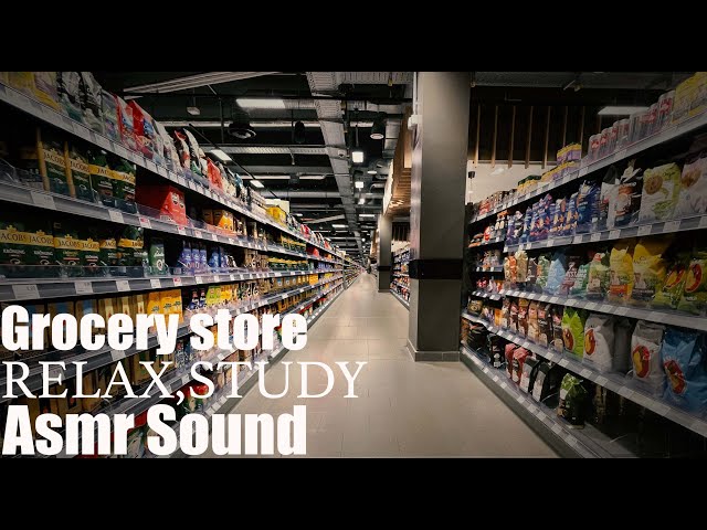 Grocery store (supermarket) SOUND RELAX, STUDY ASMR Ambient noise class=