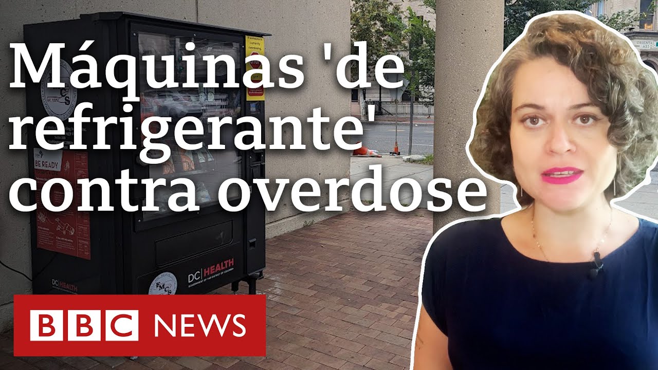 Crise de opioides nos EUA: as máquinas disponíveis 24 horas por dia para frear onda de mortes