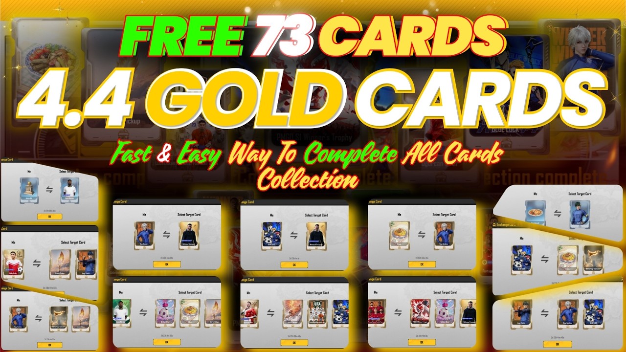 73 FREE GOLDEN Cards 😱 Soccer Cards, Blue Lock & Hero's Crown