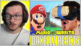 Reacting to DougDoug The History of Mario Games, but explained with burritos