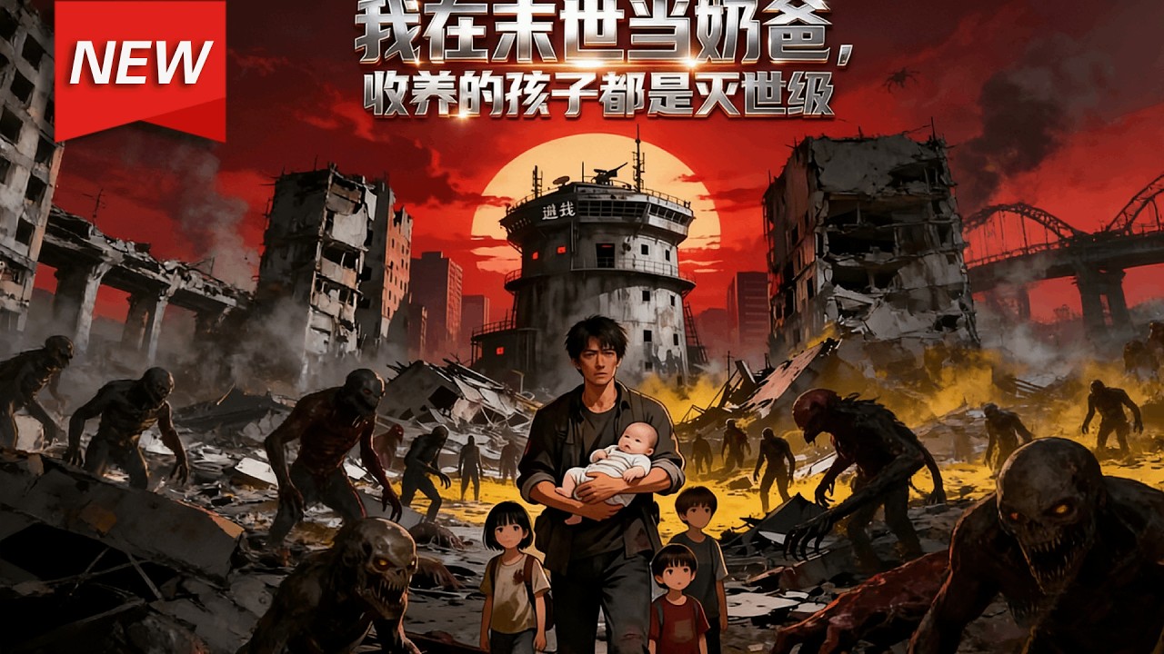 MULTISUB📢新番上线《我在末世当奶爸，收养的孩子都是灭世级》第1~60集丨末世降临，陈凡绑定末日奶爸系统，收养被遗弃的变异孩童，谁知孩子们的“缺陷”竟化为神级灭世能力！#漫剧 #破晓动漫社