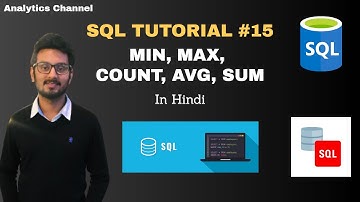 SQL Tutorial for Beginners | MIN(), MAX(), COUNT(), AVG(), SUM()