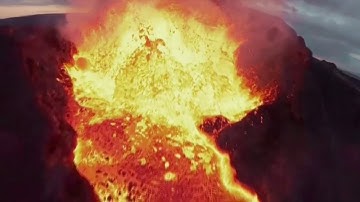 Drone Records Itself Crashing Into Active Volcano