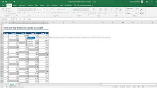 Celebrity How do you fill blank values in excel - Shortcut by Interpolation or by Manually. Net Worth