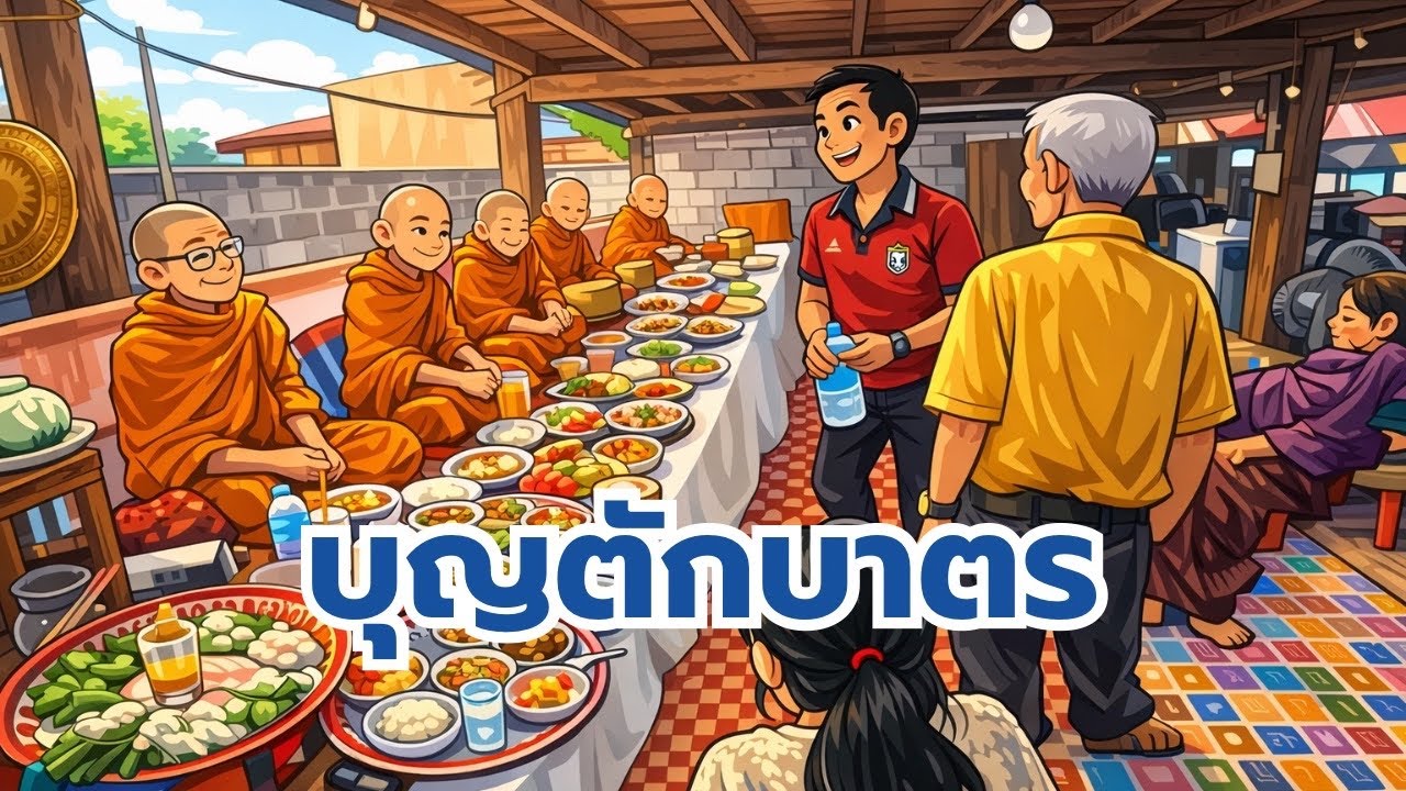 ตักบาตรบ้าน 05.03.2569