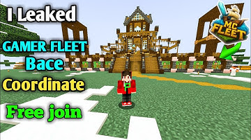How I Find ‪@GamerFleet  base in mc fleet server | Day - 2 #mcfleet || coordinate leaked