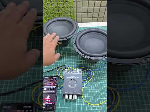 ZK-1602T Amplifier Board Bluetooth 5.0 TDA7498E Power test. IOT-Audioes #speaker #amplifier #bass