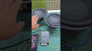 ZK-1602T Amplifier Board Bluetooth 5.0 TDA7498E Power test. IOT-Audioes #speaker #amplifier #bass