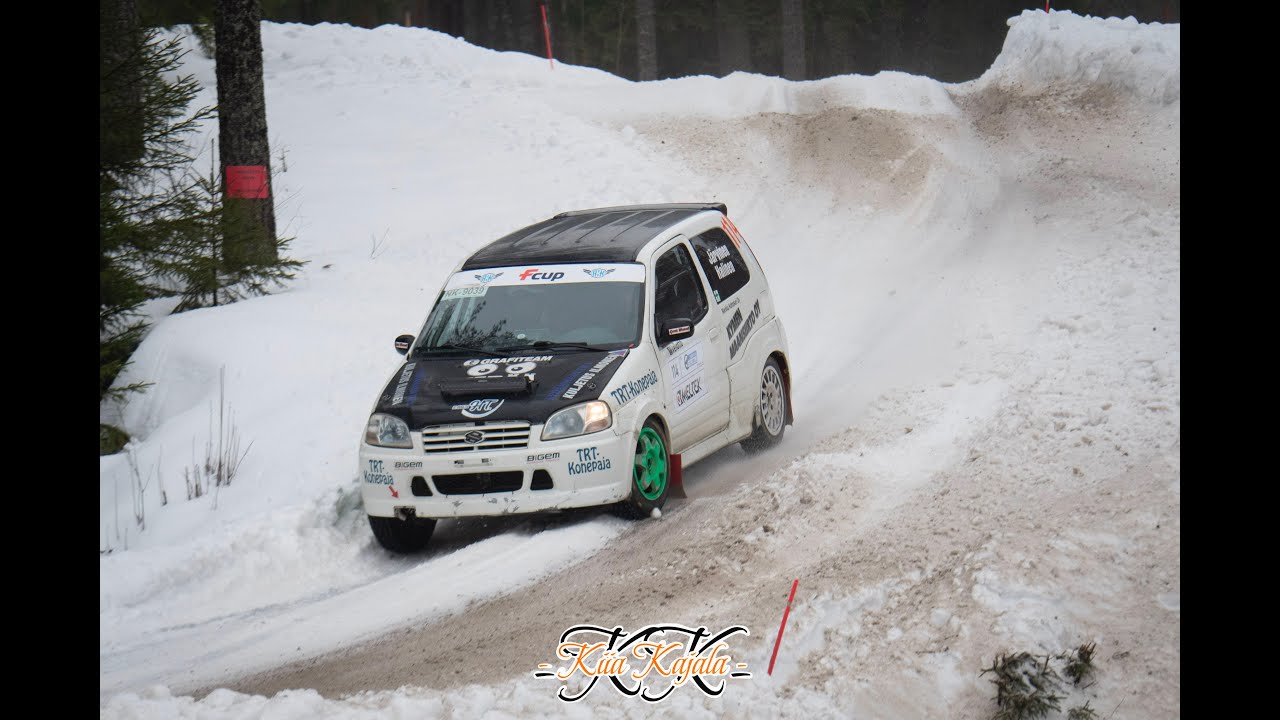 F-Cup Jyväskylän Talviralli 22.2.2025. Järvinen & Halinen. Suzuki Ignis Sport. ek:t 1-5
