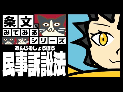 【 民事訴訟法 】実はじゃこにゃーさんが一番苦手な科目かも『民事訴訟法』!!【条文をみてみるシリーズ】