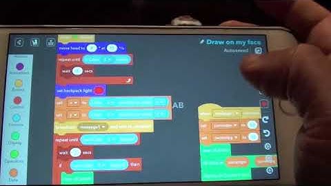 Cozmo Code Lab Constructor Mode Example -  Draw on Cozmo