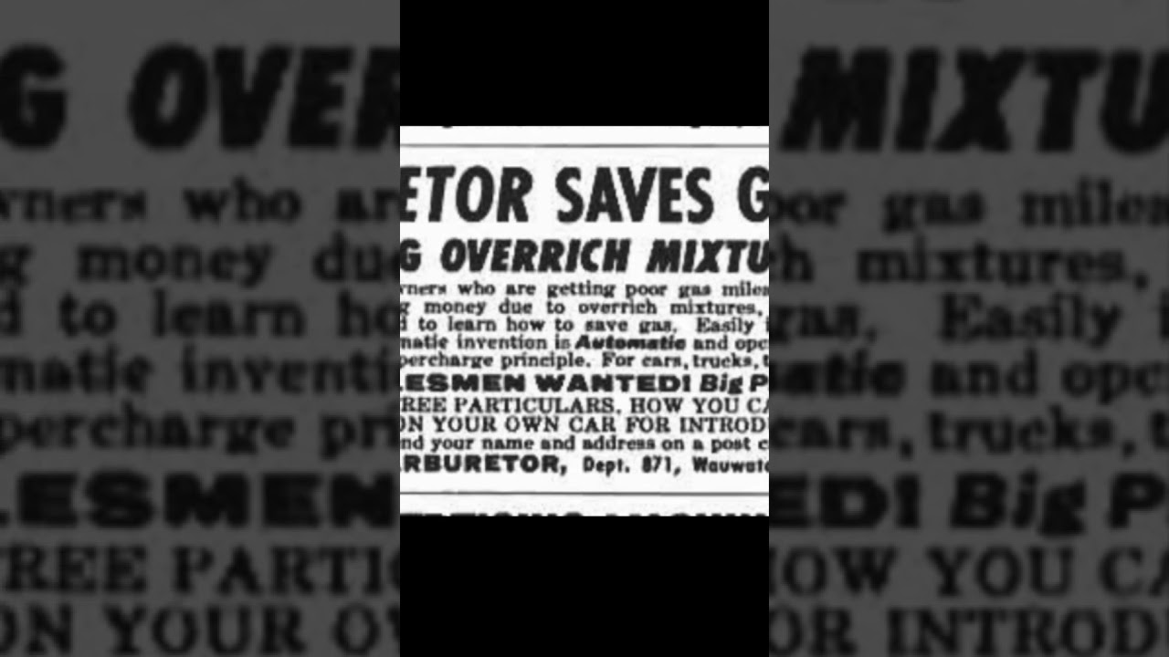 VACU-MATIC CARBURETOR: Vintage Auto Journalism 49