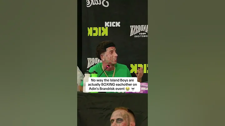 No way the Island Boys are actually BOXING each other on Adin’s Brandrisk event 😭 💀
